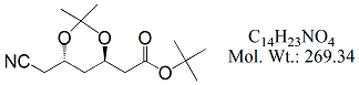 Atorvastatin Acetonide T-Butyl Ester Side Chain (4R,6S)-Isomer